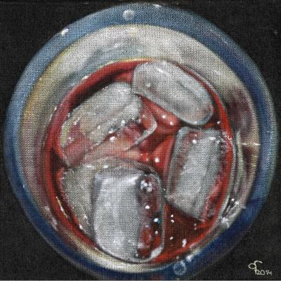 11 Goetz Friedewald Gelid 40x40 Acryl Auf Jute